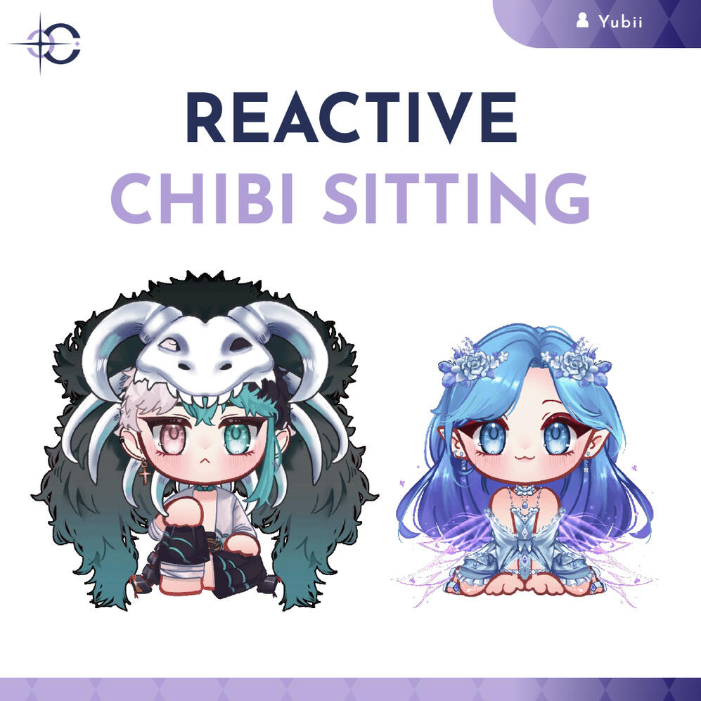 YCH - REACTIVE CHIBI SITTING