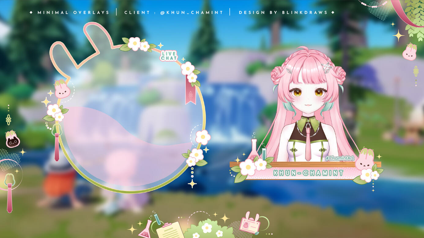 Minimal Overlay : Blinkdraws | Client : khun_chamint
